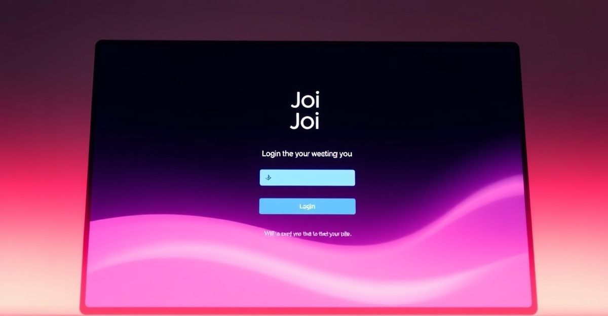 What the Joi AI login process actually looks like